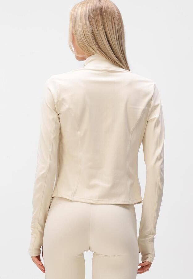 NEO NOIR Dames Truien & Vesten Nolana Zip Blouse Creme - Foto 3