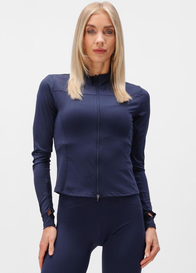 NEO NOIR Dames Truien & Vesten Nolana Zip Blouse Donkerblauw