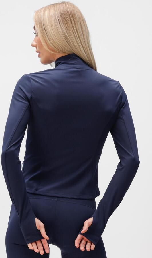NEO NOIR Dames Truien & Vesten Nolana Zip Blouse Donkerblauw - Foto 3