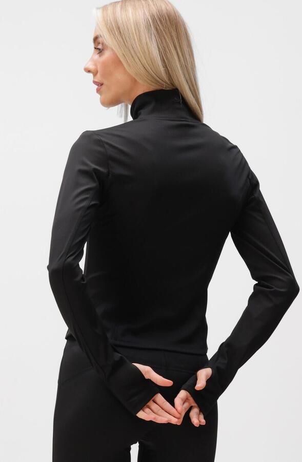 NEO NOIR Dames Truien & Vesten Nolana Zip Blouse Zwart - Foto 3