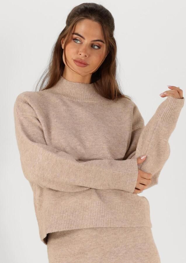 NEO NOIR Dames Truien & Vesten Paula Knit Blouse Beige - Foto 4