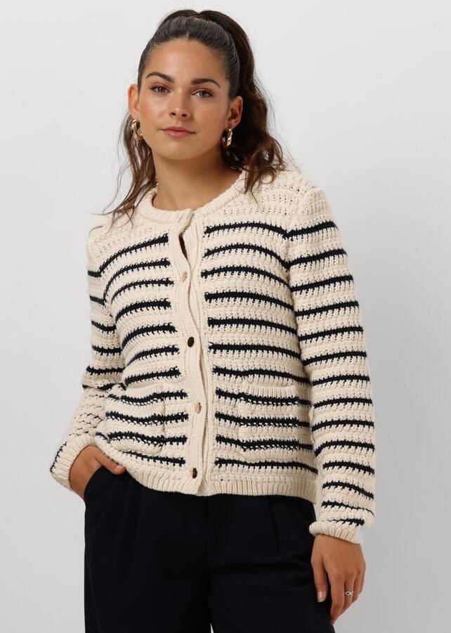 NEO NOIR Dames Truien & Vesten Paula Knit Cardigan Blauw - Foto 4