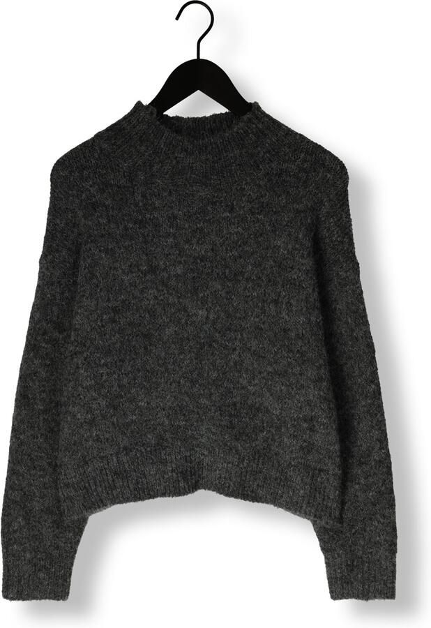 NEO NOIR Dames Truien & Vesten Paulina Fluffy Knit Blouse Donkergrijs - Foto 3