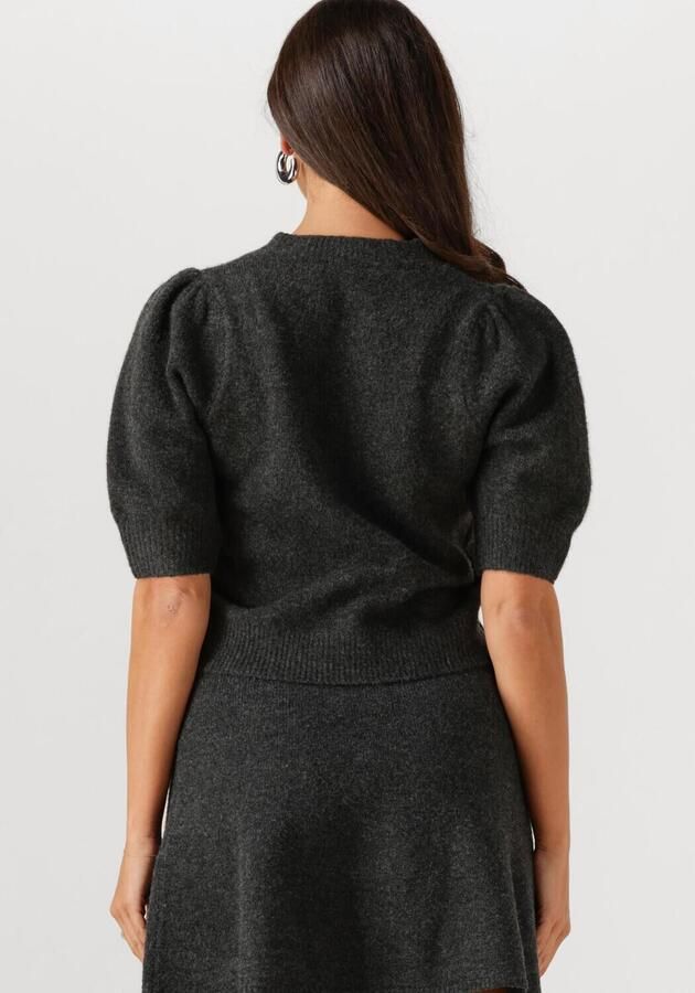 NEO NOIR Dames Truien & Vesten Trudy Deco Knit Cardigan Donkergrijs - Foto 2