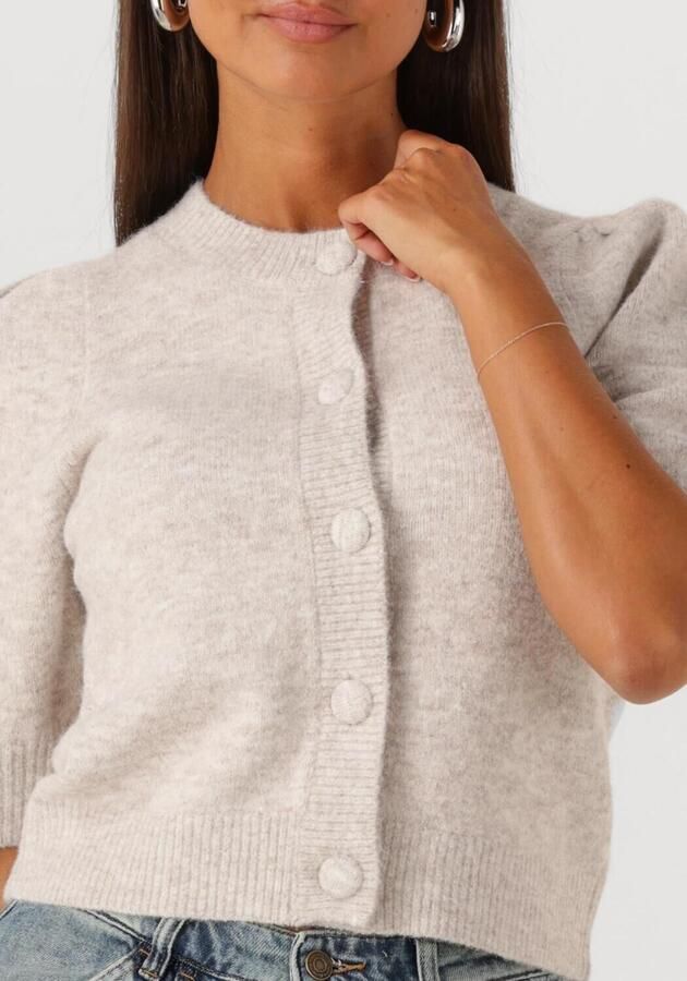 NEO NOIR Dames Truien & Vesten Trudy Knit Cardigan Ecru - Foto 2