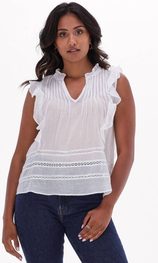 NEO NOIR Dames Tops & T-shirts Juliette S Voile Top Wit