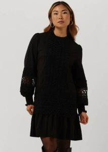 Neo Noir Zwarte Mini Jurk Katja Embroidery Dress
