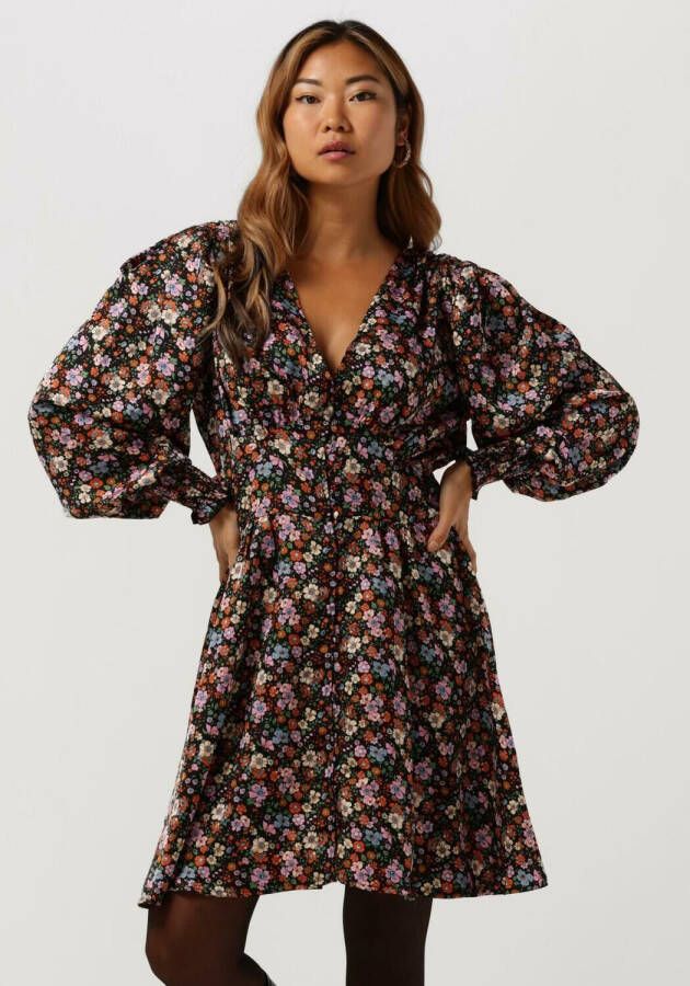 NEO NOIR Retro Lecia Jurk Zwart Multicolor Dames