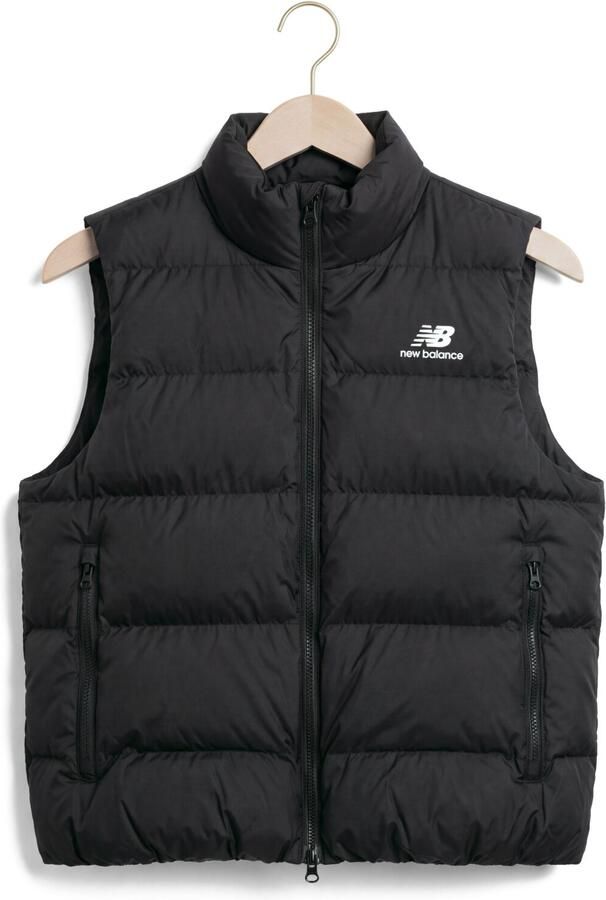 NEW BALANCE Dames Jassen Boston Puffer Vest Zwart - Foto 4