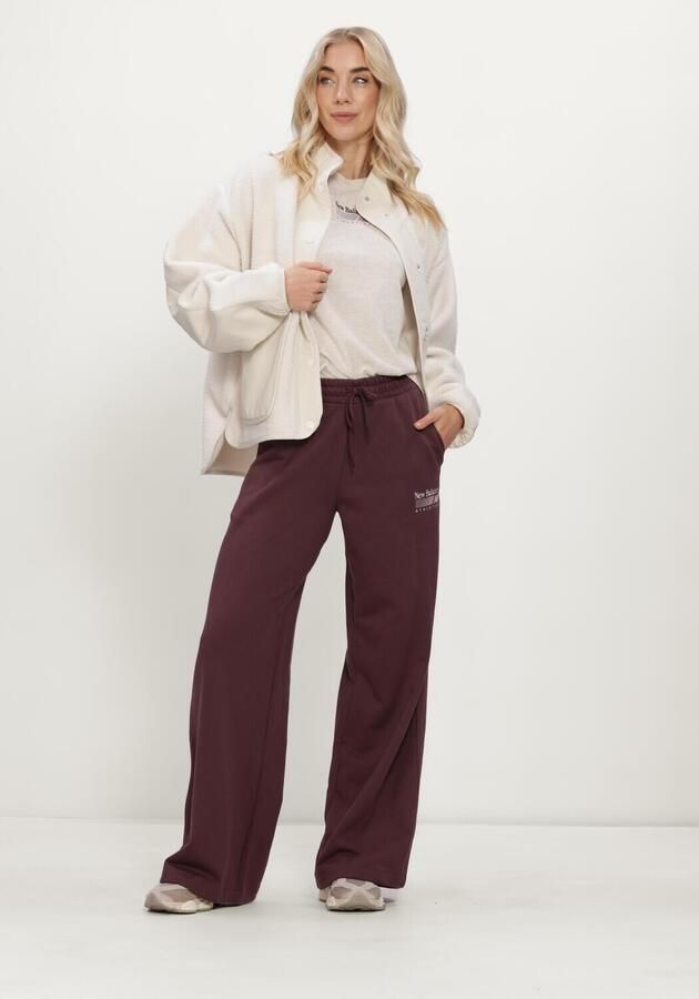 NEW BALANCE Dames Jassen High Pile Fleece Jacket Beige - Foto 4