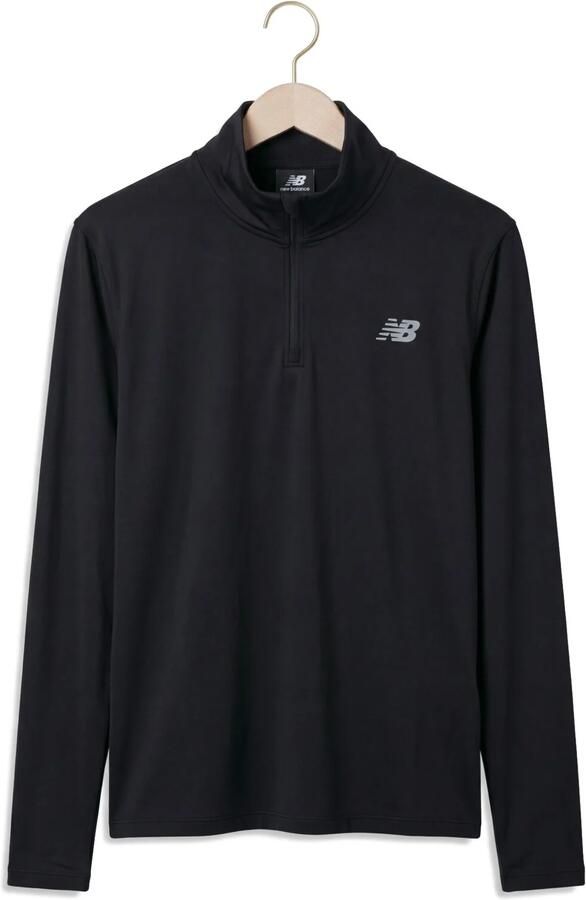 NEW BALANCE Dames Truien & Vesten Sport 1 4 Zip Zwart - Foto 4