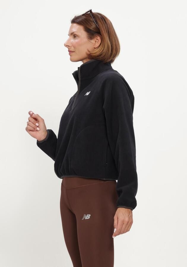 NEW BALANCE Dames Truien & Vesten Sport Polar Fleece Half Zip Zwart