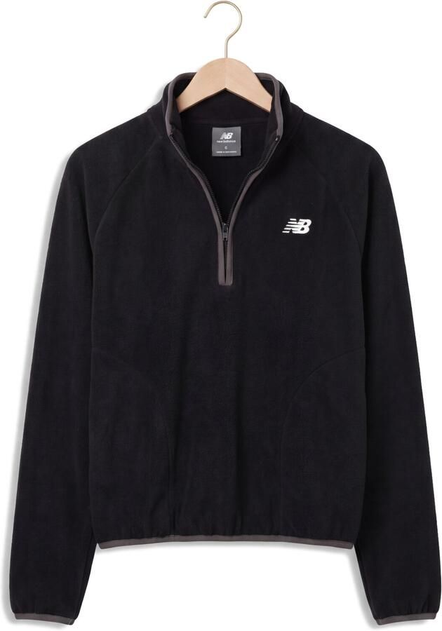 NEW BALANCE Dames Truien & Vesten Sport Polar Fleece Half Zip Zwart - Foto 4