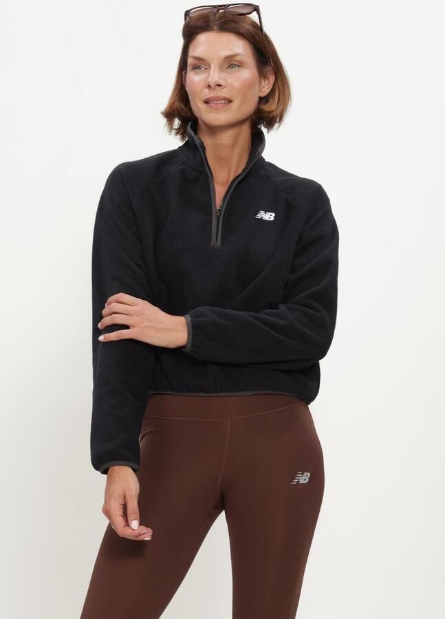 NEW BALANCE Dames Truien & Vesten Sport Polar Fleece Half Zip Zwart - Foto 2