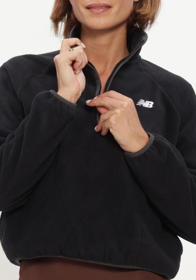 NEW BALANCE Dames Truien & Vesten Sport Polar Fleece Half Zip Zwart - Foto 3