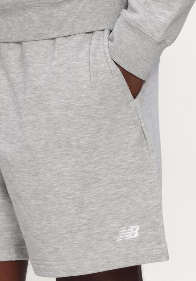 New Balance French Terry Sport Essentials Lange Shorts Gray Heren - Foto 4