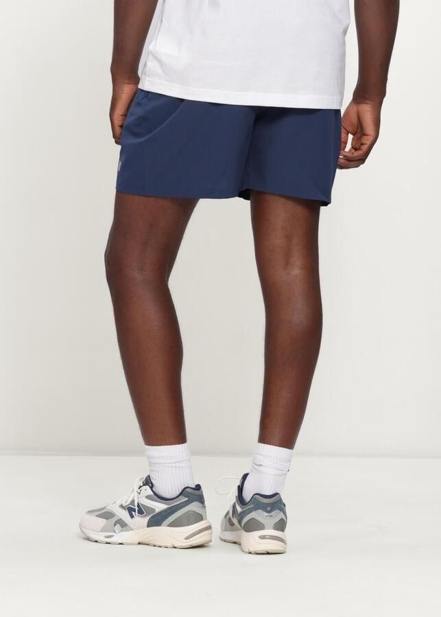 NEW BALANCE Heren Broeken Se Sh 5 In Donkerblauw - Foto 3