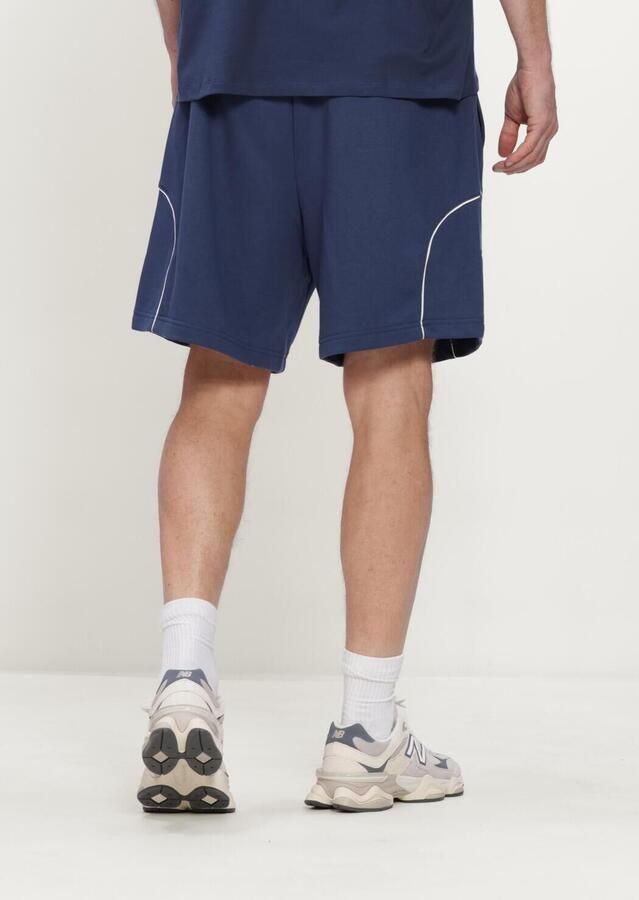 NEW BALANCE Heren Broeken Trackside French Terry Short 7 Donkerblauw - Foto 3