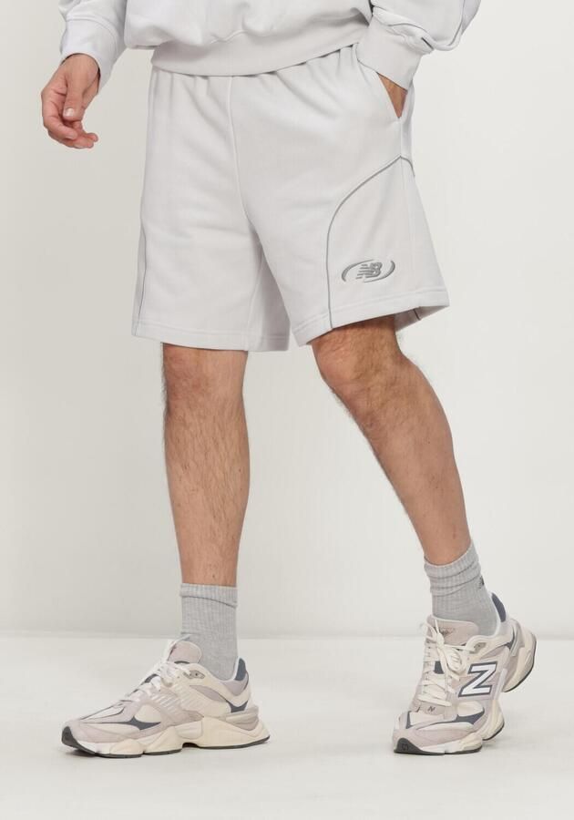 NEW BALANCE Heren Broeken Ts Ft Sht 7 Grijs
