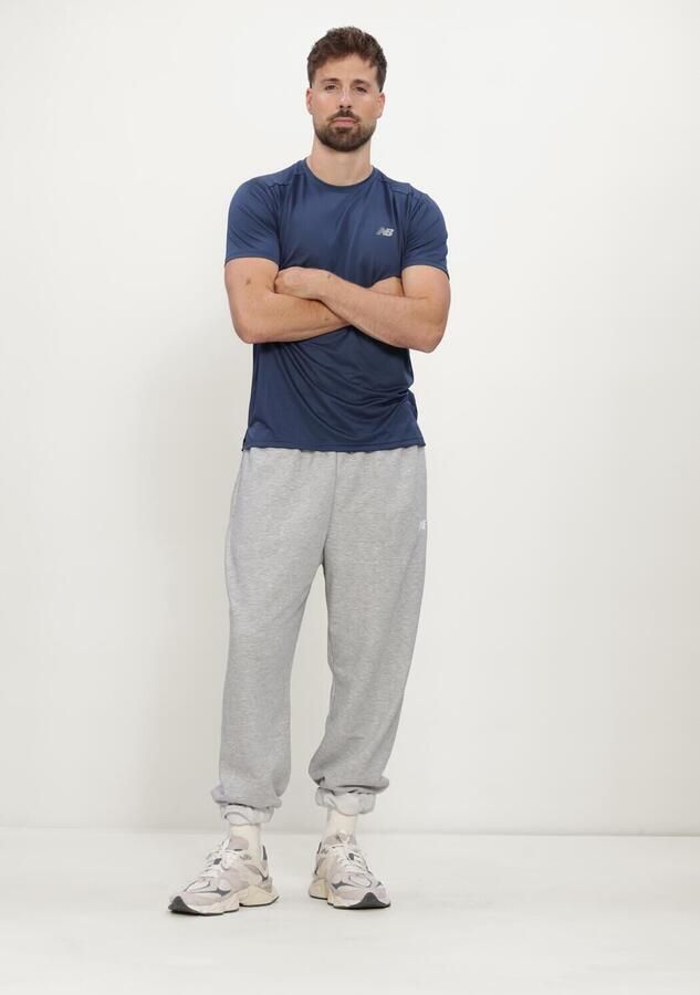 NEW BALANCE Heren Polo's & T-shirts Se Ss Blauw - Foto 2