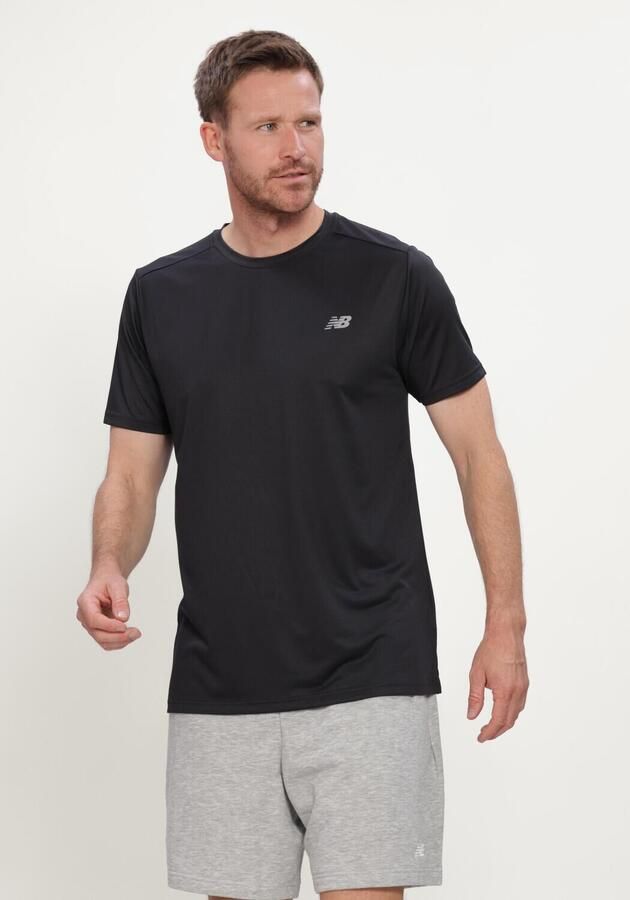 New Balance T-shirt met labelprint model 'ESSENTIAL'
