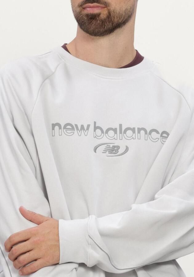 NEW BALANCE Heren Truien & Vesten Ts Ft Crw Grijs - Foto 4
