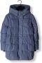 NIK&NIK gewatteerde winterjas Alisa helderblauw Meisjes Polyester Capuchon 140 - Thumbnail 1