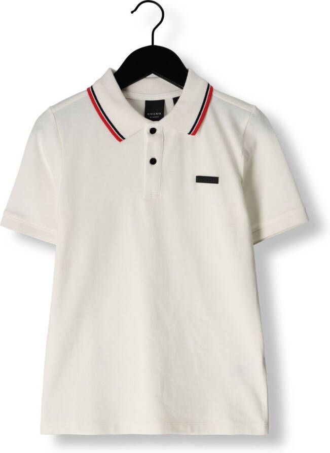 NIK & NIK Jongens Polo's & T-shirts Rubber Badge Polo Ecru