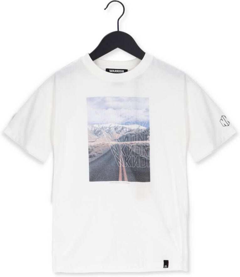 NIK & NIK Jongens Polo's & T-shirts Highway T-shirt Gebroken Wit