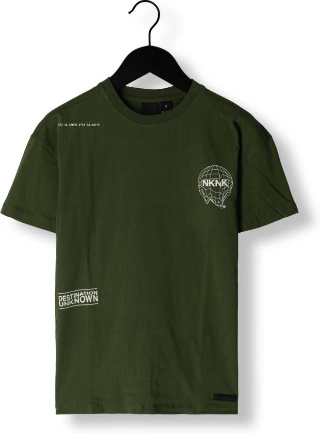 NIK & NIK Jongens Polo's & T-shirts Unknown T-shirt Groen