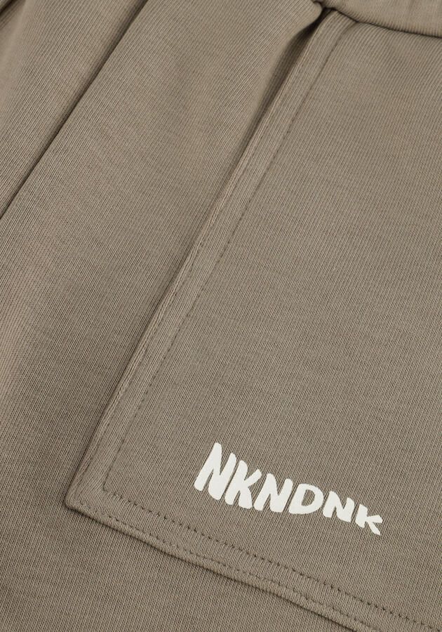 NIK & NIK Jongens Broeken Rocco Sweatshorts Taupe - Foto 3