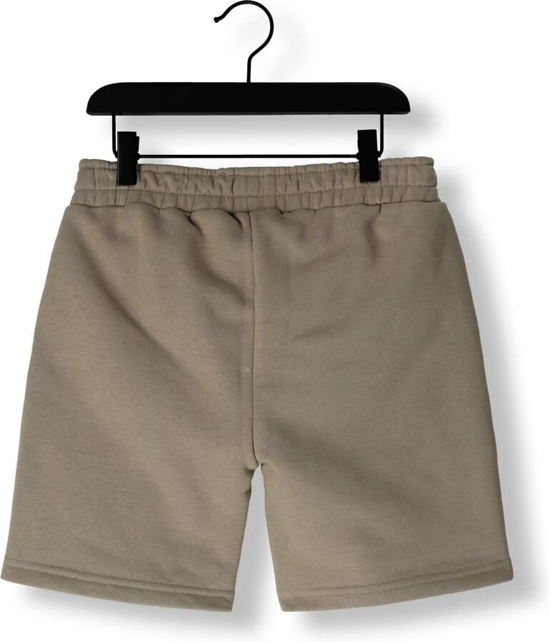 NIK & NIK Jongens Broeken Rocco Sweatshorts Taupe