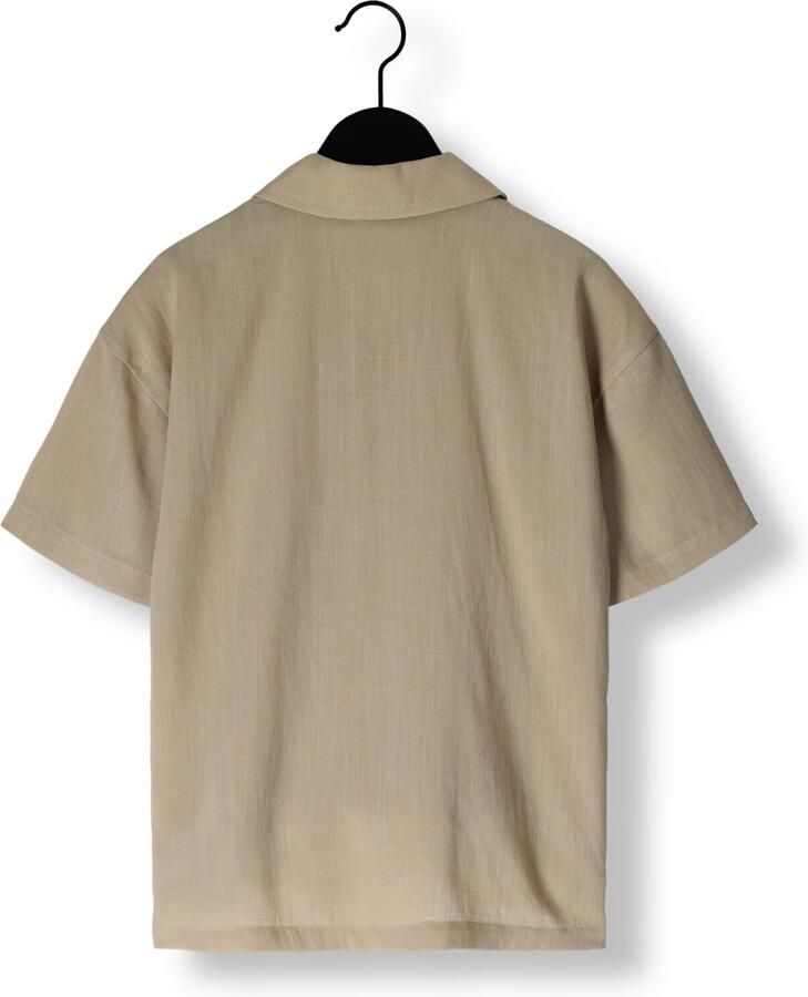 NIK & NIK Jongens Overhemden Luis Short Beige