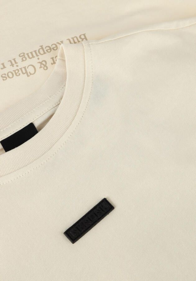 NIK & NIK Jongens Polo's & T-shirts Bloom Oversized T-shirt Beige