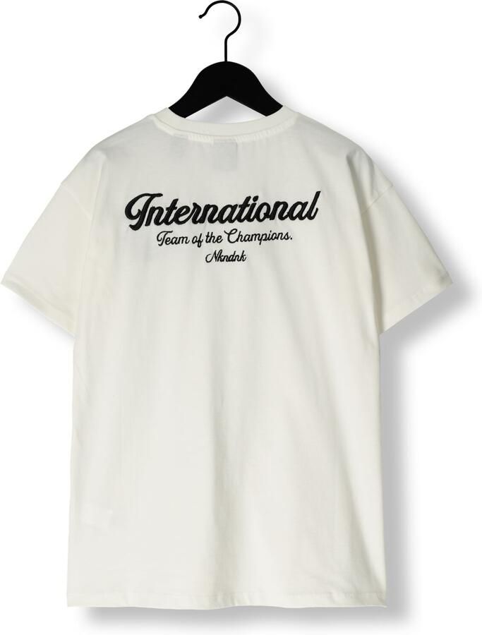 NIK & NIK Jongens Polo's & T-shirts Champion T-shirt Wit