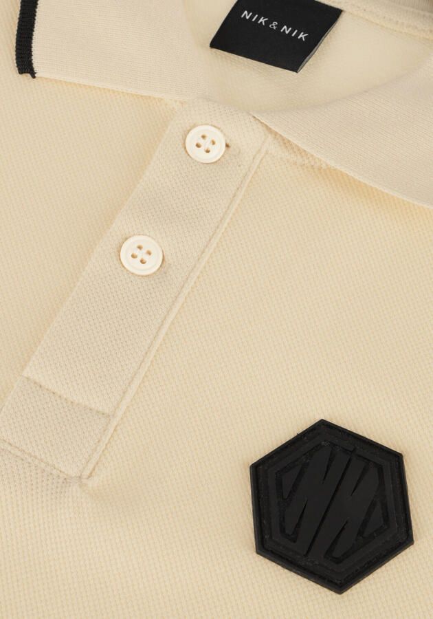 NIK & NIK Jongens Polo's & T-shirts Keyon Polo Ecru - Foto 2