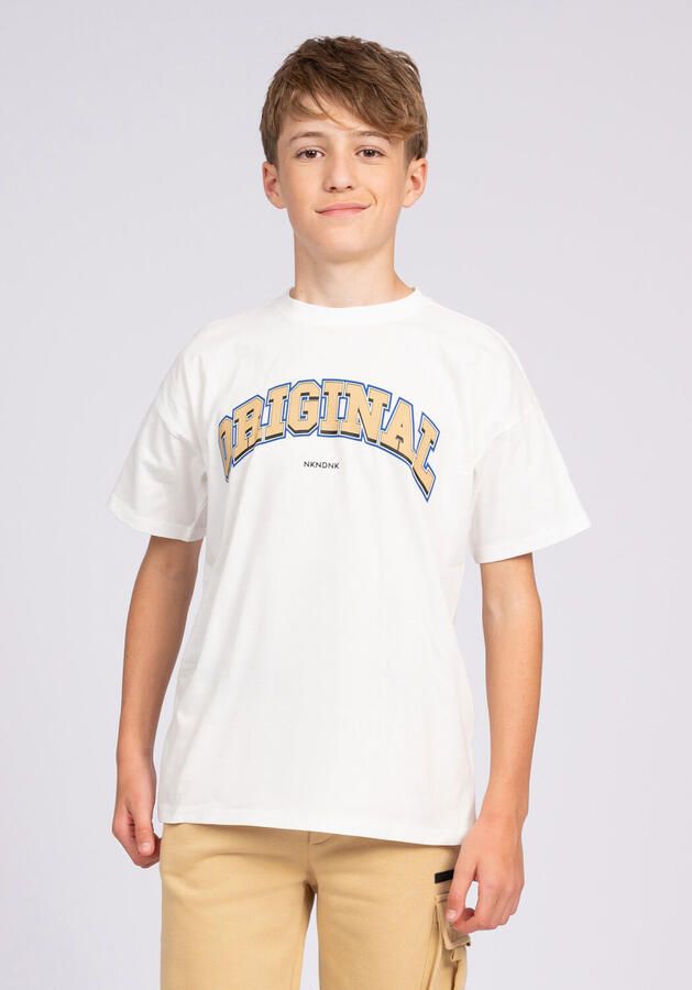 NIK & NIK Jongens Polo's & T-shirts Original T-shirt Wit - Foto 2