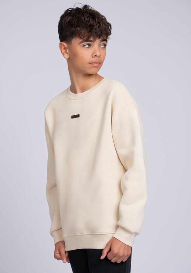 NIK & NIK Jongens Truien & Vesten Bloom Oversized Sweatshirt Ecru - Foto 2