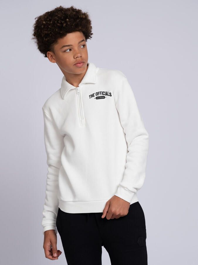 NIK & NIK Jongens Truien & Vesten Officials Sweatshirt Wit