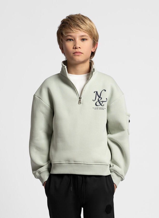 NIK & NIK Jongens Truien & Vesten Roman Sweatshirt Mint