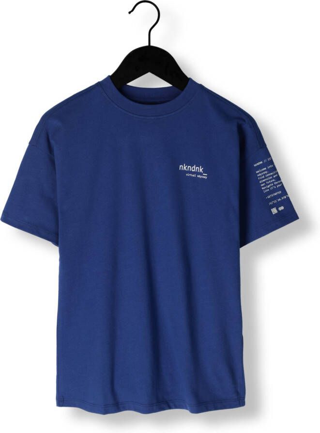 NIK & NIK Jongens Polo's & T-shirts Digital T-shirt Blauw