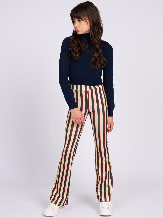 NIK & NIK Meisjes Broeken Striped Flared Pants Multi