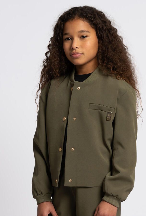 NIK & NIK Meisjes Jassen Eliza Bomber Olijf - Foto 2
