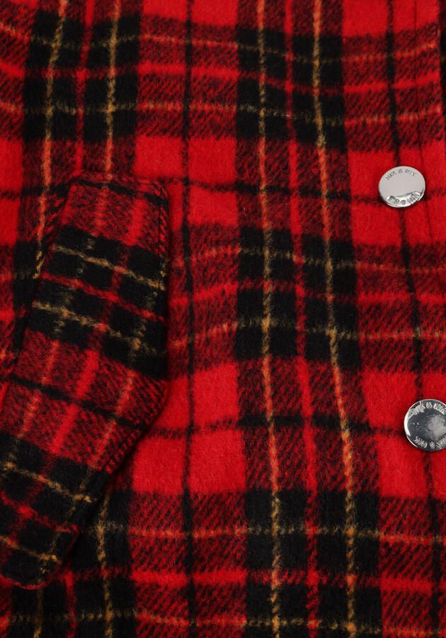 NIK & NIK Meisjes Jassen Tartan Bomber Rood