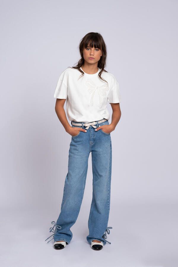 NIK & NIK Meisjes Jeans Blair Denim Pants Lichtblauw - Foto 2