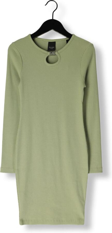 NIK & NIK Meisjes Jurken Presley Rib Dress Groen - Foto 2