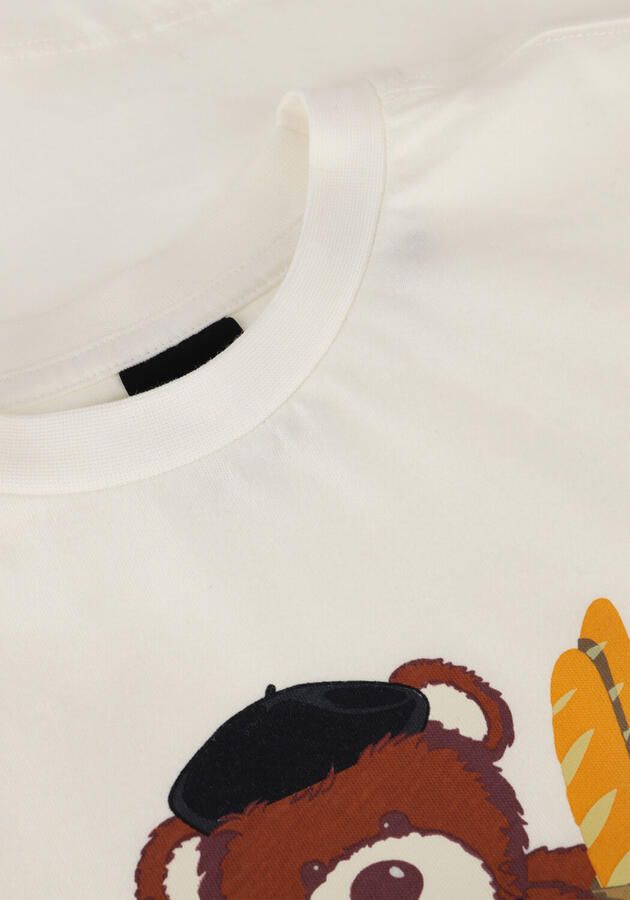 NIK & NIK Meisjes Tops & T-shirts Bear T-shirt Wit - Foto 3