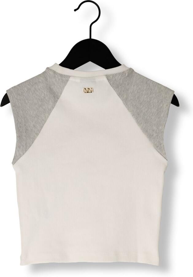 NIK & NIK Meisjes Tops & T-shirts Officials Aglan Rib Top Wit - Foto 2