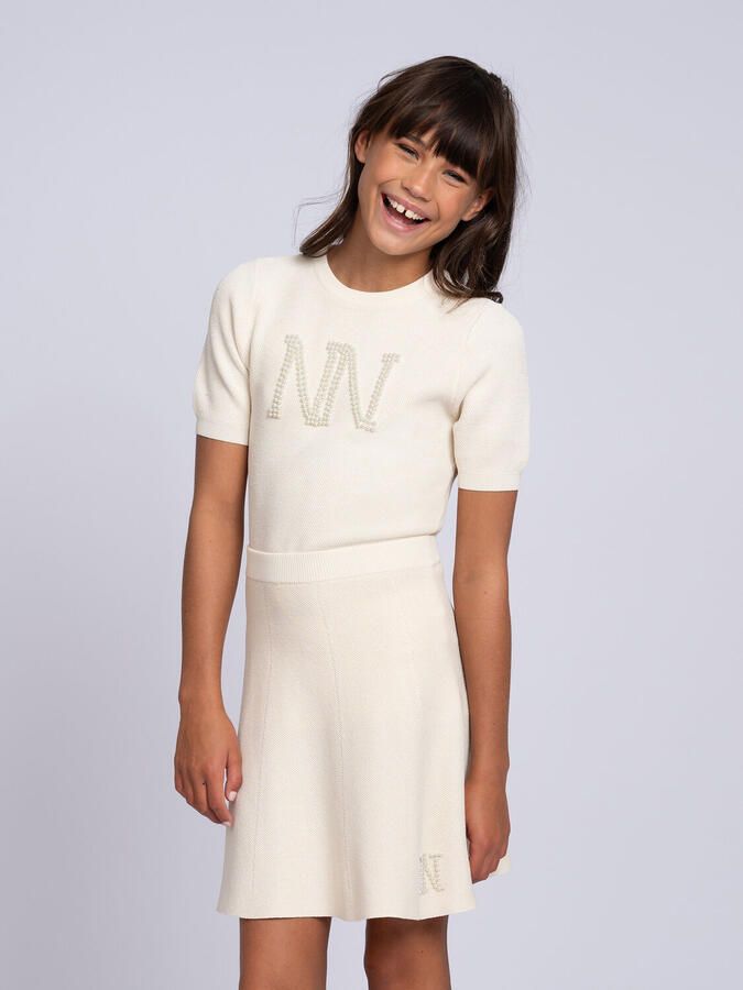 NIK & NIK Meisjes Tops & T-shirts Perla Top Creme