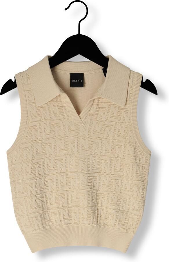 NIK & NIK Meisjes Truien & Vesten Lieve Top Creme - Foto 3